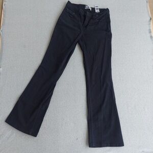 Signature by Levi Strauss & Co Womens Bootcut Jeans Black Size 8 Long Mid Rise